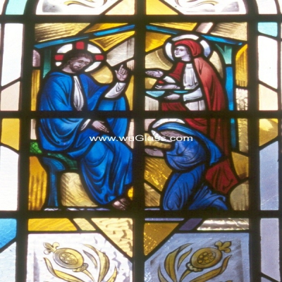 教堂玻璃w-j-8007
