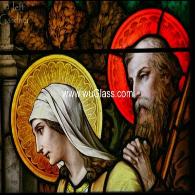 教堂玻璃w-j-8010